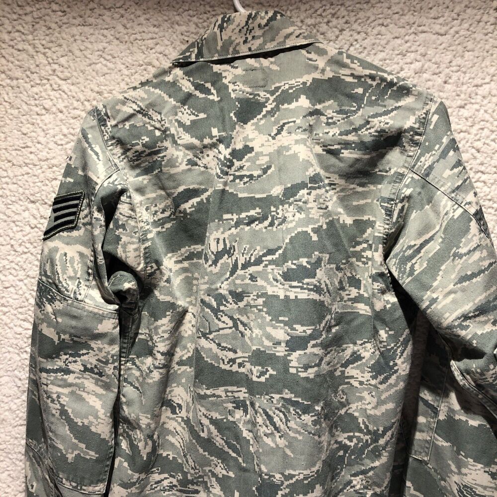 Air Force Utility Womens Size 6R Gray Camouflage Pattern Jacket Coat - Picture 4 of 6